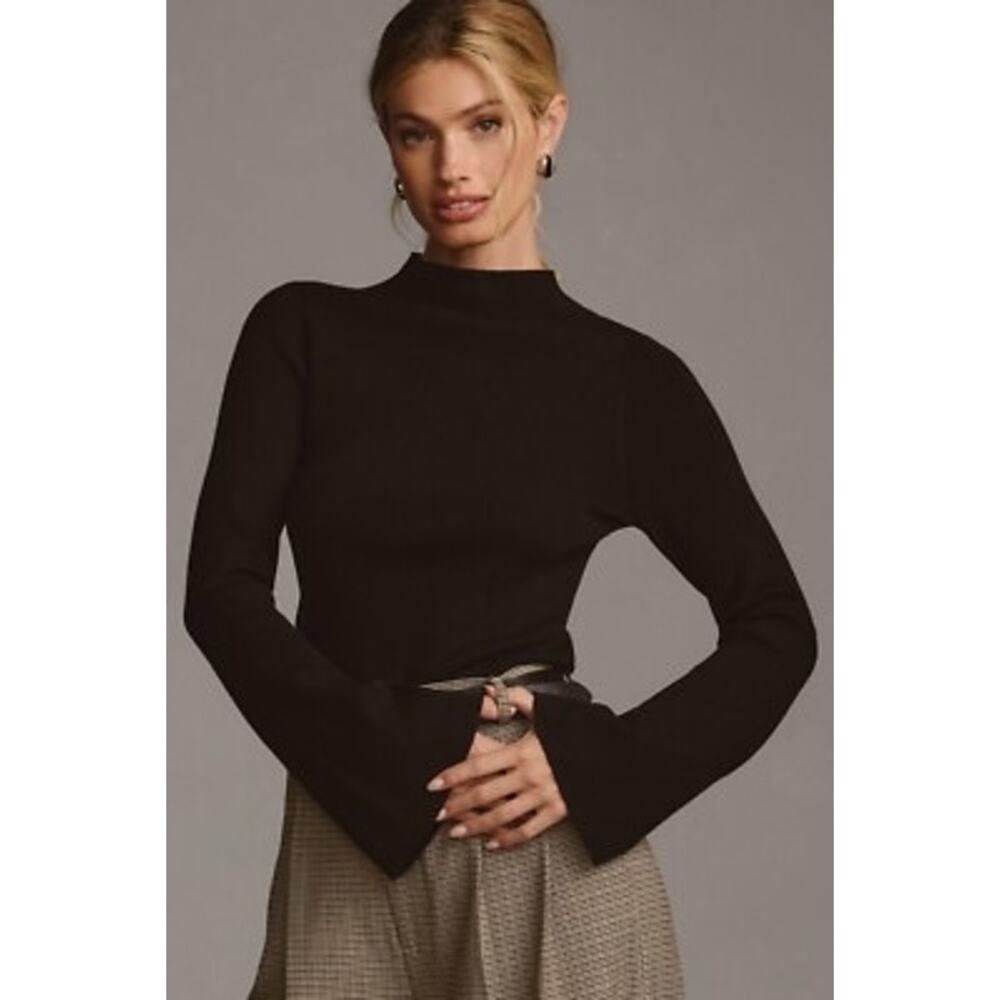 Maeve Midnight Black Cowl Neck Sweater - Picture 2 of 8